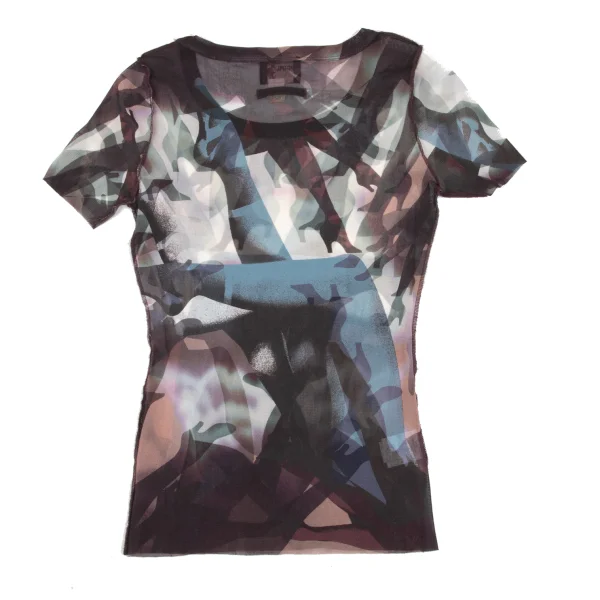 JPG by GAULTIER Graphic Leg Print Mesh T-shirt K-174652_008