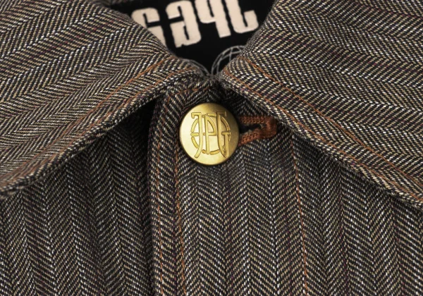 JPG by GAULTIER Striped Weave Coverall Jacket K-174655_006