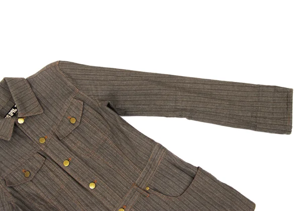 JPG by GAULTIER Striped Weave Coverall Jacket K-174655_008