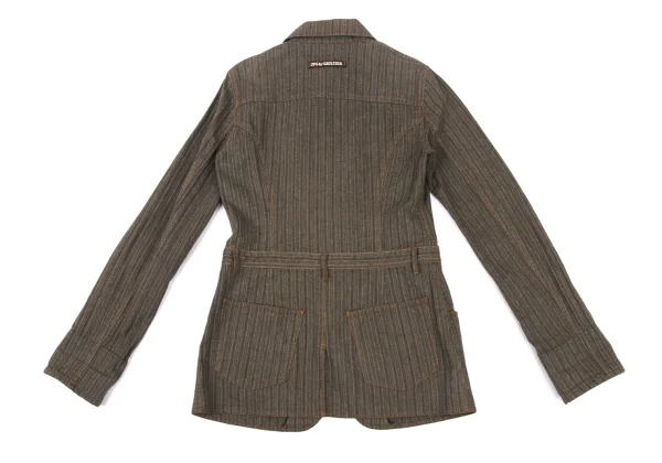 JPG by GAULTIER Striped Weave Coverall Jacket K-174655_013
