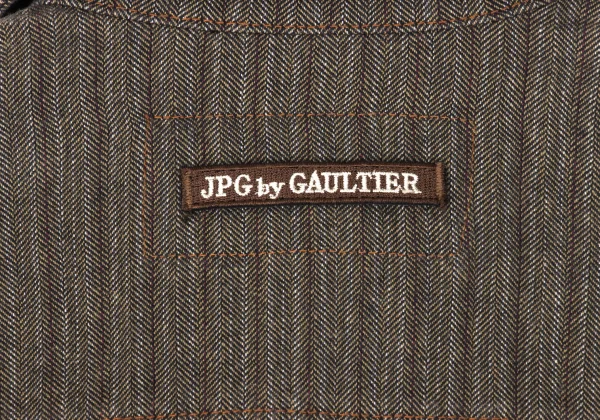 JPG by GAULTIER Striped Weave Coverall Jacket K-174655_014