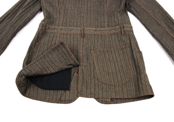 JPG by GAULTIER Striped Weave Coverall Jacket K-174655_016