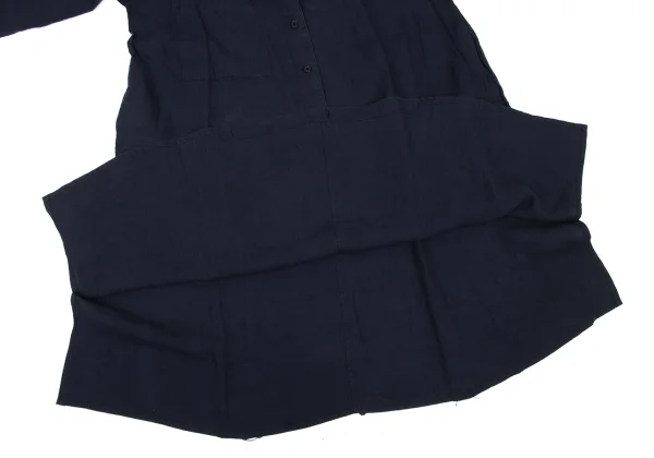 Y's Linen Collarless Pullover Dress K-174658_013