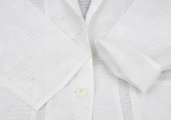 JUNKO KOSHINO Linen Bias Sheer Jacket K-174660_006