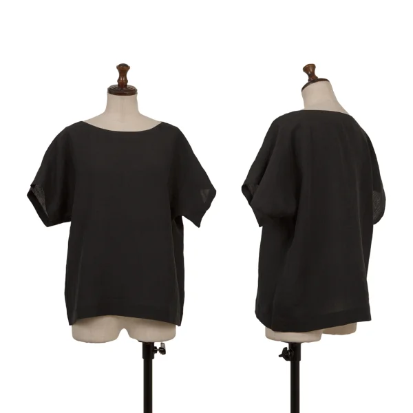 Plantation Linen T-shirt Black M K-174661_001