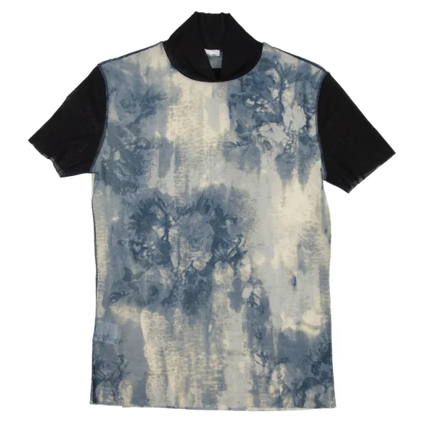 Jean Paul GAULTIER HOMME Floral Print Mesh T-Shirt K-174665_002