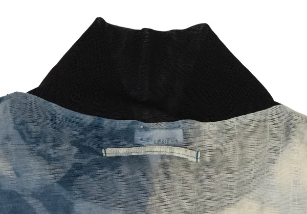 Jean Paul GAULTIER HOMME Floral Print Mesh T-Shirt K-174665_012