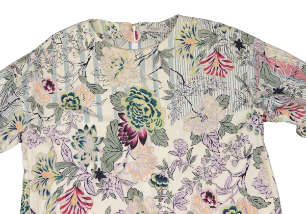 ETRO Wool Floral Print Stretch Dress K-174671_003