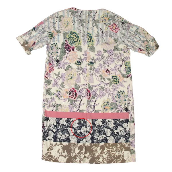 ETRO Wool Floral Print Stretch Dress K-174671_009