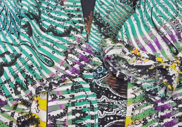 ETRO Graphic Print Belted Cardigan K-174672_006