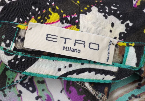 ETRO Graphic Print Belted Cardigan K-174672_013