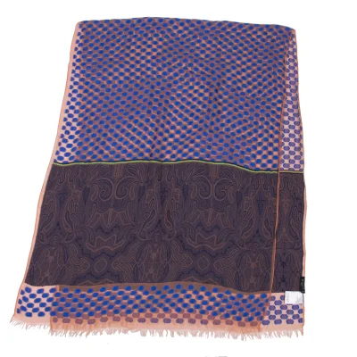 ETRO Graphic Dot Jacquard Stole
