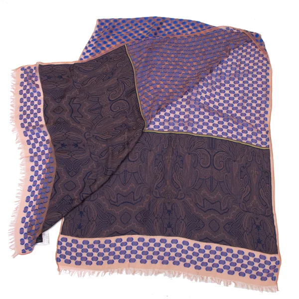 ETRO Graphic Dot Jacquard Stole K-174676_005