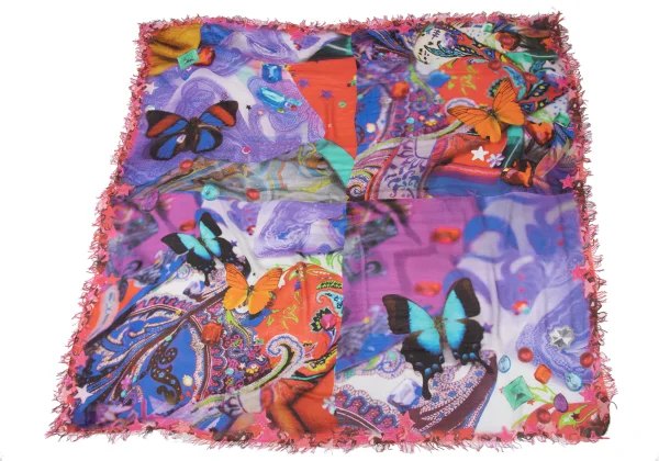 ETRO Mika Ninagawa Graphic Print Stole K-174677_002