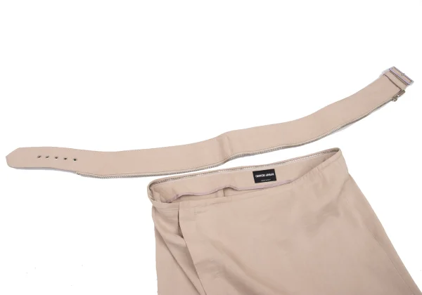 GIORGIO ARMANI Linen Silk Zip Belt Design Skirt K-174678_007