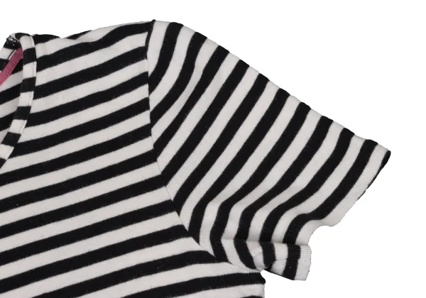 MAX&Co Cotton Logo Sequin Striped T-shirt K-174679_006