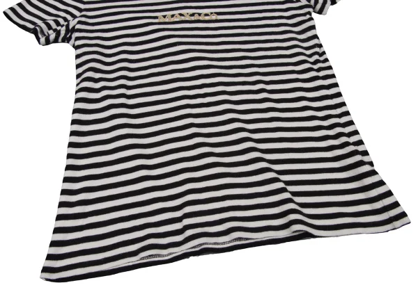 MAX&Co Cotton Logo Sequin Striped T-shirt K-174679_007