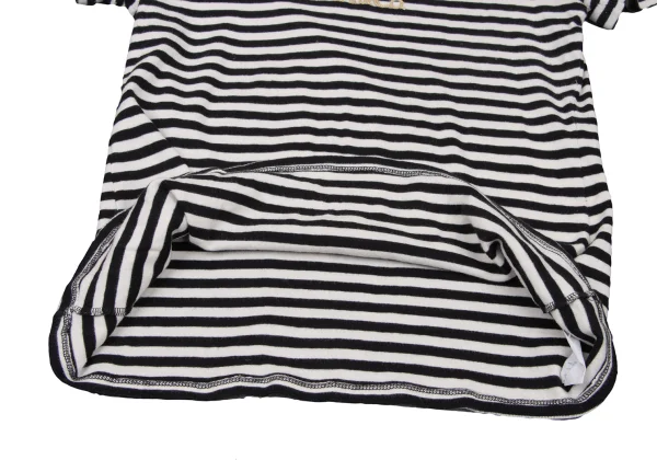 MAX&Co Cotton Logo Sequin Striped T-shirt K-174679_008
