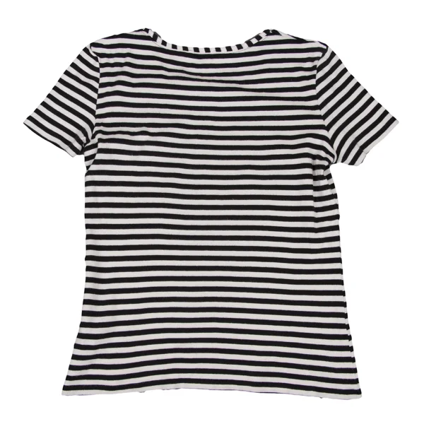 MAX&Co Cotton Logo Sequin Striped T-shirt K-174679_009