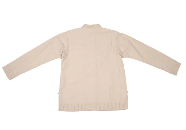 ISSEY MIYAKE HaaT Red Stitch Design Band-Collar Jacket K-174682_011