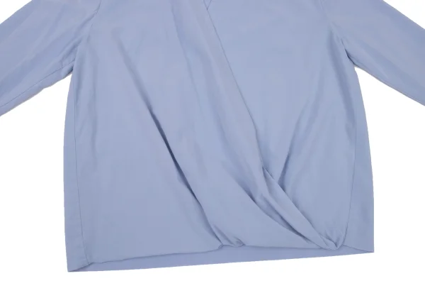 ISSEY MIYAKE PERMANENTE Cotton Drape Wrap-Front Blouse K-174683_007