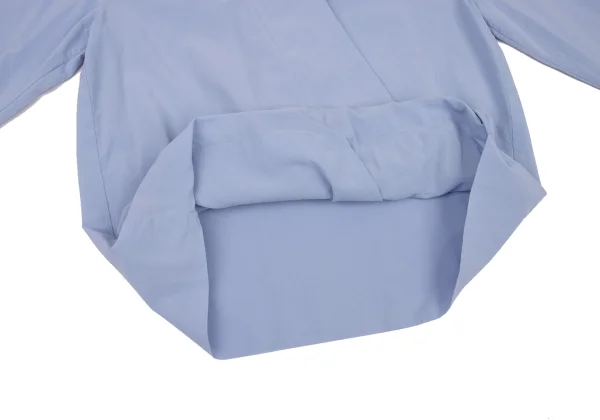 ISSEY MIYAKE PERMANENTE Cotton Drape Wrap-Front Blouse K-174683_010