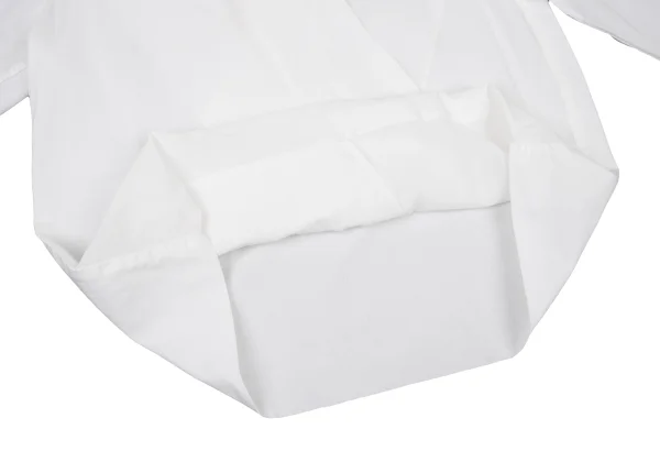 ISSEY MIYAKE PERMANENTE Cotton Drape Wrap Front Blouse K-174684_011