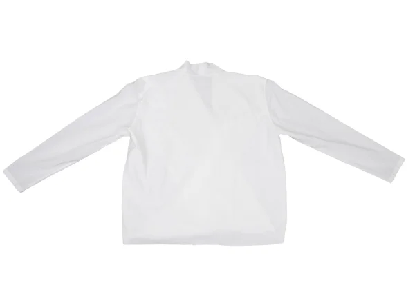 ISSEY MIYAKE PERMANENTE Cotton Drape Wrap Front Blouse K-174684_012