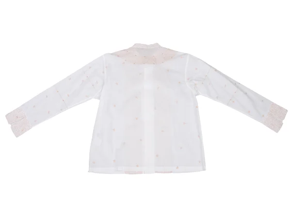 ISSEY MIYAKE HaaT Star Embroidery Band-collar Blouse K-174685_011