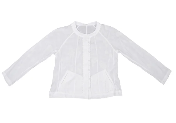 ISSEY MIYAKE HaaT Cutting Embroidery Blouse K-174686_002