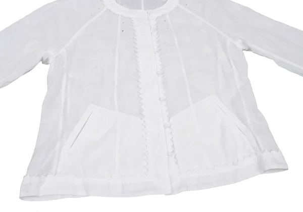 ISSEY MIYAKE HaaT Cutting Embroidery Blouse K-174686_008