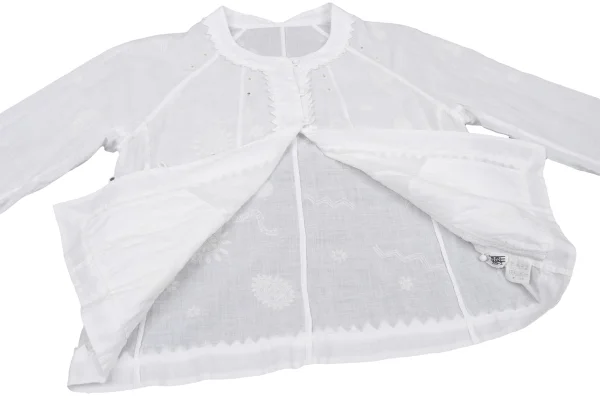 ISSEY MIYAKE HaaT Cutting Embroidery Blouse K-174686_011