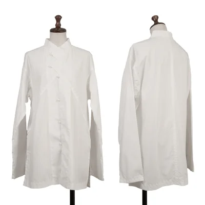 ASHA BY MDS Zig Zag Embroidery Stand Collar Blouse