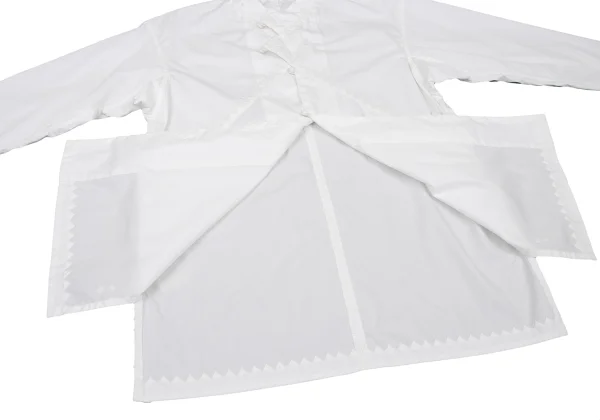 ASHA BY MDS Zig Zag Embroidery Stand Collar Blouse K-174687_012