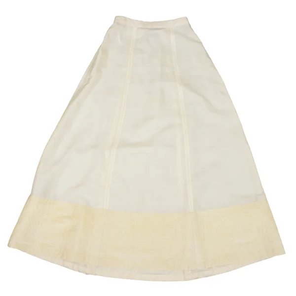 ASHA BY MDS Silk Hem Pin Tuck Skirt K-174689_002