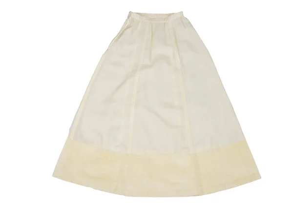 ASHA BY MDS Silk Hem Pin Tuck Skirt K-174689_010