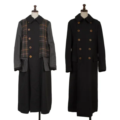 COMME des GARCONS Inside Out Reversible Wool Coat