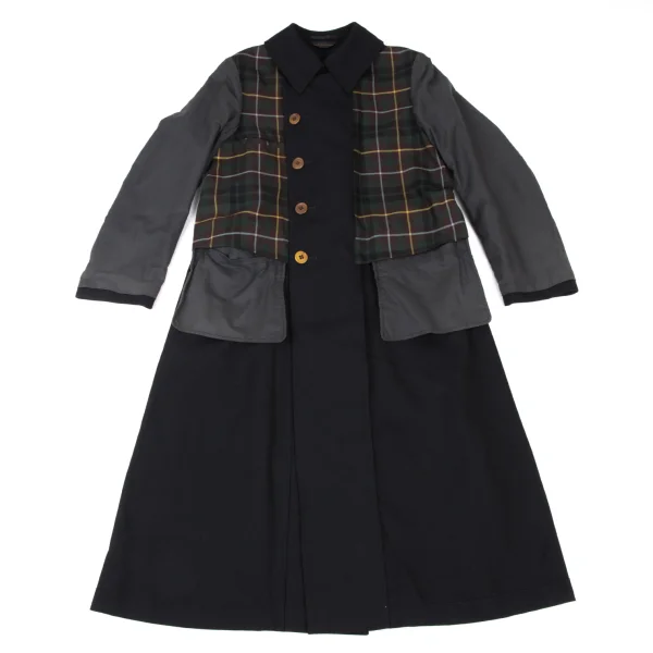 COMME des GARCONS Inside Out Reversible Wool Coat K-174691_003