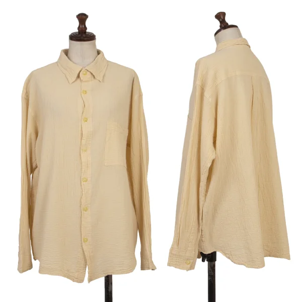 Plantation Dyed Long Sleeve Shirt Beige M K-174723_001