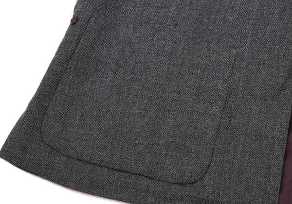 robe de chambre COMME des GARCONS Wool Chinese-Style Button jacket K-174731_011