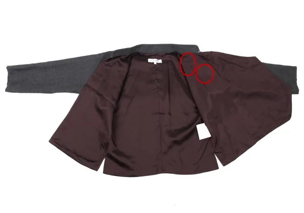 robe de chambre COMME des GARCONS Wool Chinese-Style Button jacket K-174731_012