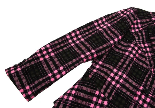 robe de chambre COMME des GARCONS Check Weave Big Flap Pocket Jacket K-174733_007