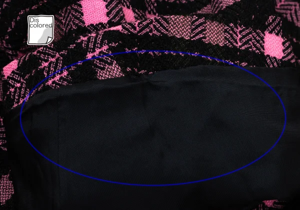 robe de chambre COMME des GARCONS Check Weave Big Flap Pocket Jacket K-174733_009