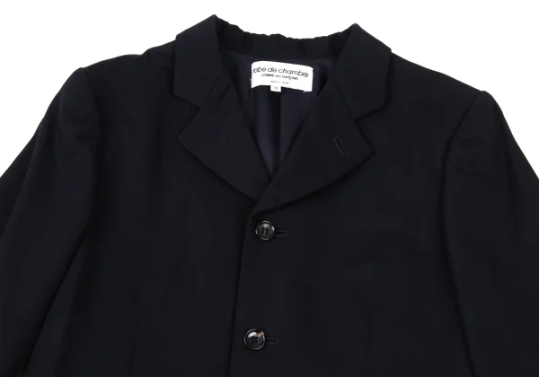 robe de chambre COMME des GARCONS Wool Gabardine Back Jeweled Jacket K-174735_003