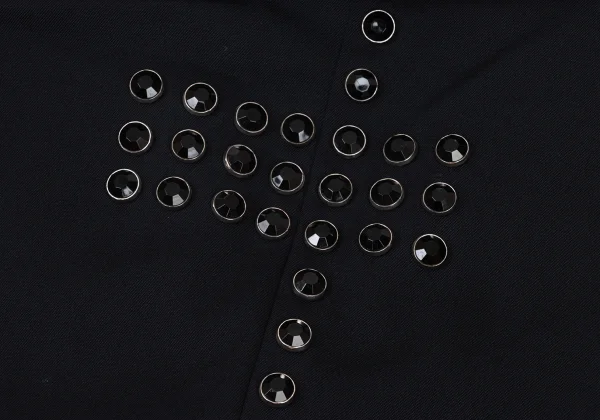 robe de chambre COMME des GARCONS Wool Gabardine Back Jeweled Jacket K-174735_017