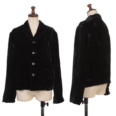 robe de chambre COMME des GARCONS Shadow Dot Velour Jacket