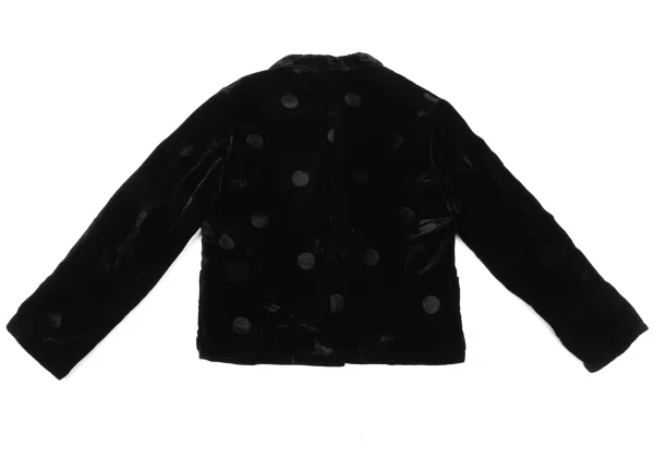 robe de chambre COMME des GARCONS Shadow Dot Velour Jacket K-174736_013