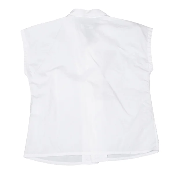 robe de chambre COMME des GARCONS Sleeveless Open-Collar Blouse K-174742_014