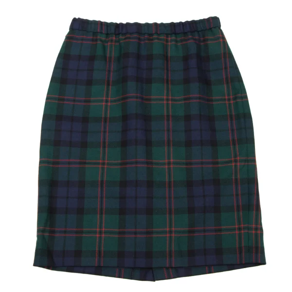 robe de chambre COMME des GARCONS Check Wool Skirt K-174744_002