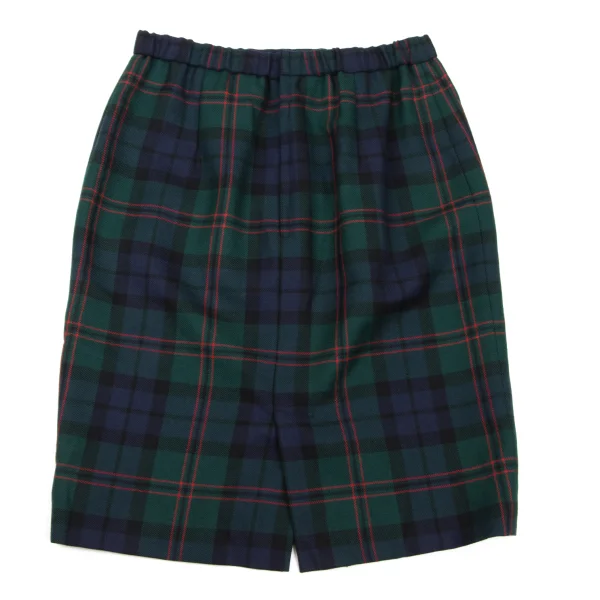 robe de chambre COMME des GARCONS Check Wool Skirt K-174744_005